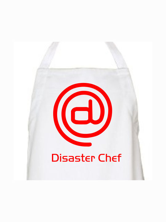 Disaster Chef Cooking Apron - Black