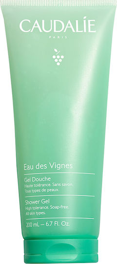 Caudalie Eau Des Vignes Αφρόλουτρο σε Gel με Άνθρακα & Άρωμα White Musk 200ml