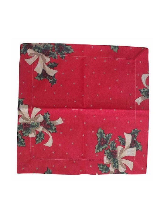 Christmas Tablecloth Square Red 1pcs