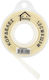 Cosmofan Satin,σατεν Band Monochrom Beige 22.5m...
