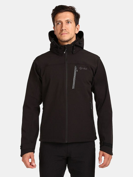 Kilpi Ravio-m Men's Winter Softshell Jacket Waterproof and Windproof BLACK