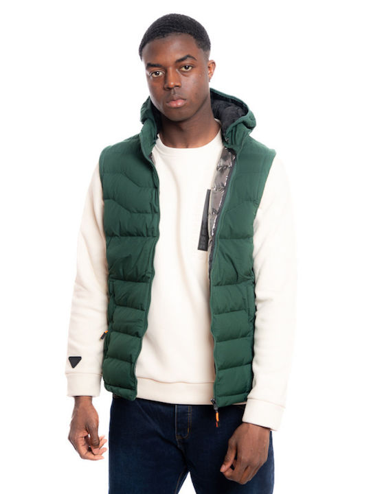 NYC Sleeveless Jacket Green