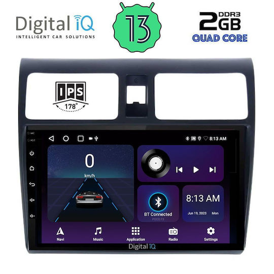 Digital IQ Автомобилна Аудио Система (Блутут/USB/WiFi/GPS/Apple-Carplay/Android-Auto) с Тъчскрийн 10"