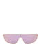 Guess Unisex Γυαλιά Ηλίου με Ροζ Χρυσό Μεταλλικό Σκελετό και Ροζ Καθρέφτη Φακό GU7677 28U