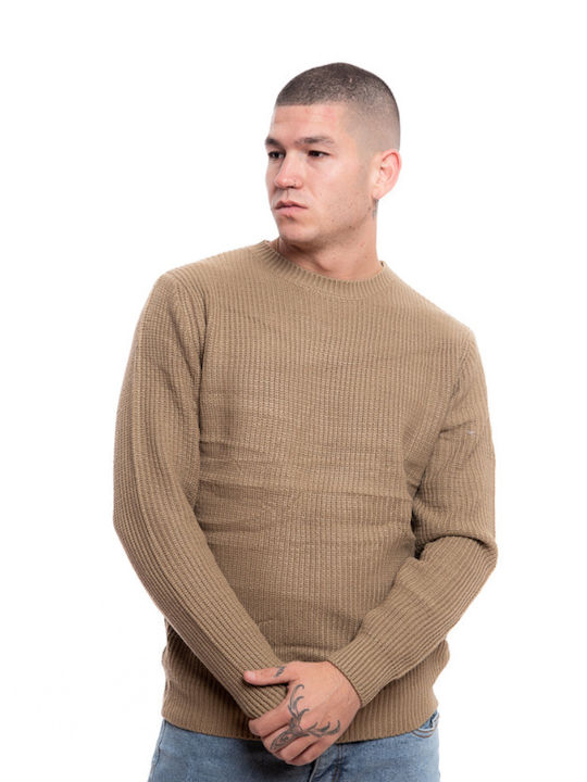 NYC Langarm-Pullover Camel