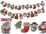 Christmas Garland 230x17cm 1pc M16705 (Various Designs)