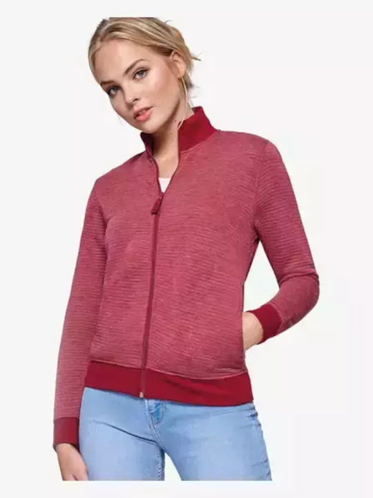 Janga Jachetă de damă în Burgundy Culoare