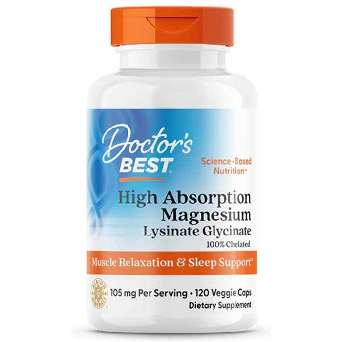 Complément Alimentaire Doctor's Best Magnésium Chélaté – Boîte De 120 Comprimés