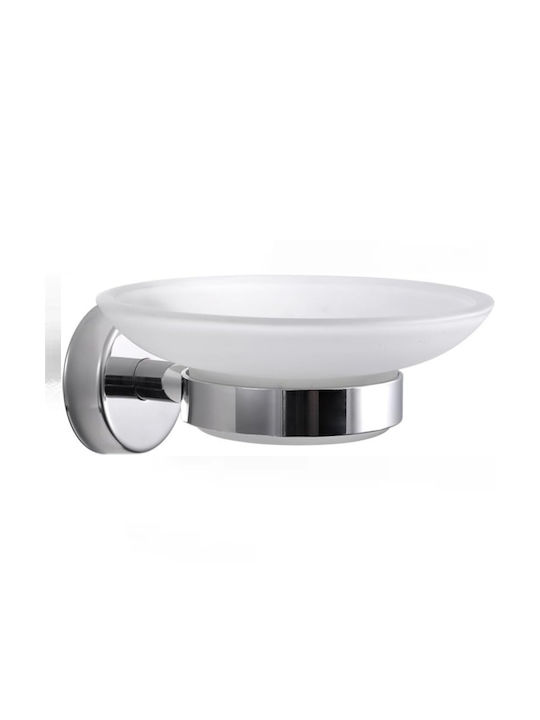 Kapitan Wall-mounted Soap Dish Glass Silver