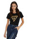 Guess Damen T-Shirt Black