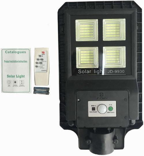 Foyu Lampă Solară Stradală 30W Alb Rece 6500K cu Telecomandă IP65