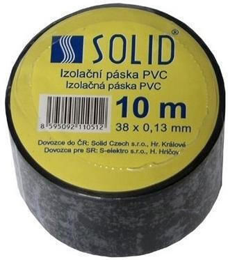 Solight Insulation Tape 38mm x 10m Black