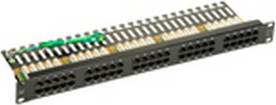 Nexans Patch Panel Shielded 50 Θυρών Μαύρο