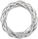 Palma Emporio Decorative Wreath for DIY Crafts White 15x3.5cm