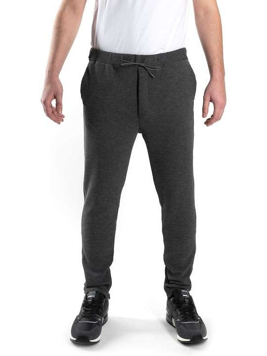 Chino Men's Sweatpants with Rubber Grey
