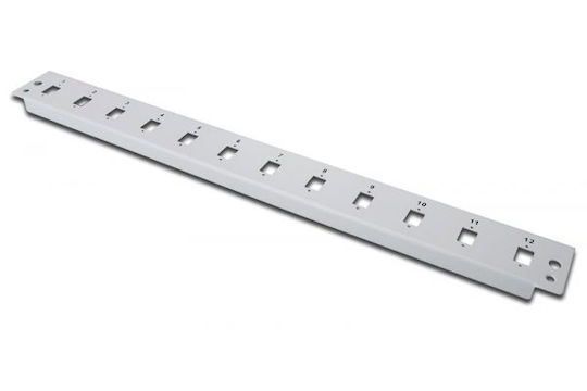 Digitus Κάλυμμα Πάνελ για Rack 1U 24 Θυρών Μαύρο