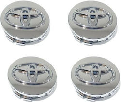 Wheel Center Caps Toyota with 63mm Internal Diameter 4pcs