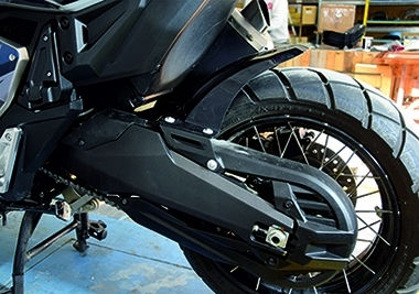 C-Racer Πίσω Φτερό Πίσω Τροχού Μοτοσυκλέτας για Honda X-ADV 750 Μαύρο
