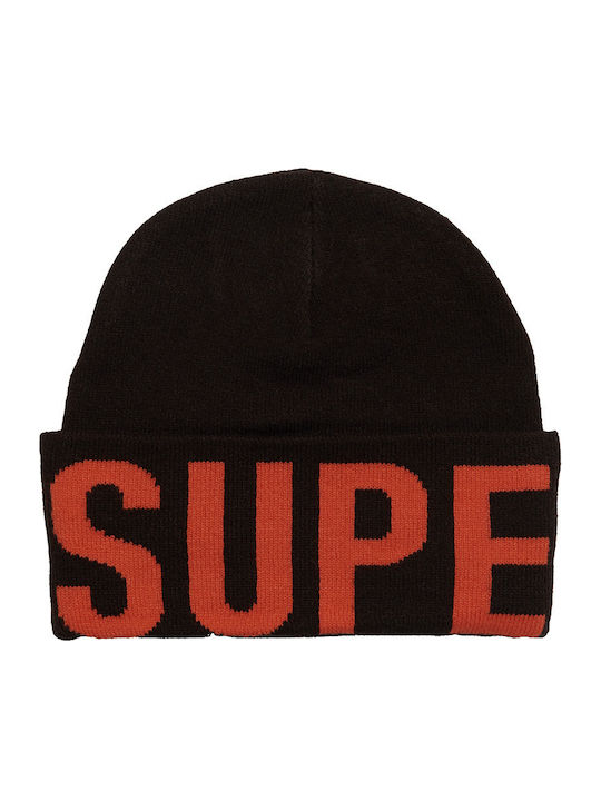 D4 Sdry Branded Knitted Beanie Hat Beanie Unisex Beanie Knitted in Brown color