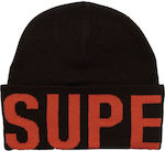 Superdry D4 Sdry Branded Knitted Beanie Hat Bea...