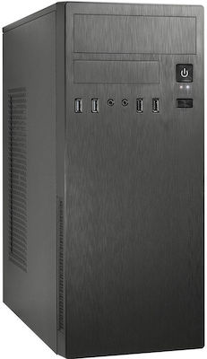 Inter-Tech IT-2812 Business Midi Tower Κουτί Υπολογιστή Μαύρο