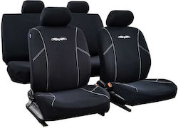 Rchang Autositzbezüge Set 10 Stück Schwarze W15505-1 Rchang Autositzbezüge Set 10 Stück Schwarze W15505-1