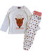 Kids' Pajamas Winter Cotton Ecru