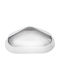 Fos me Ceiling Mount Light Bathroom 25cm White with Socket E27
