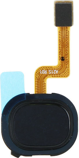Flex Cable with Amprentă digitală in Negru color for Galaxy A21s