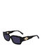 Lacoste Women's Sunglasses with Black Plastic Frame and Gray Lens L6021S-001