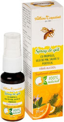 Albina Carpatina Spray Propolis Pin Salvie Portocală 20ml Albina Carpatina Spray Propolis Pin Salvie Portocală 20ml