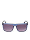 Gant Unisex Sunglasses with Blue Plastic Frame and Purple Gradient Polarized Lens GA7219 90B