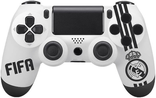 Doubleshock FIFA Real Ασύρματο Gamepad για PS4 Λευκό
