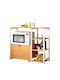 ArteLibre Kitchen Rack in White Color 80x30x71cm