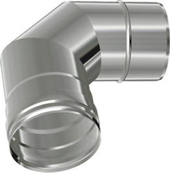 Capstop corner 90° INOX Φ250, INOXSHELL