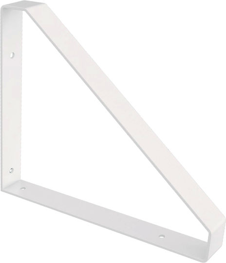 Rei 2-1079 Metallic Corner Shelf White 200x260mm