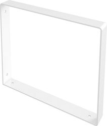 Rei 2-1070 Heavy-Duty Stainless Steel Corner Shelf White 200x250mm