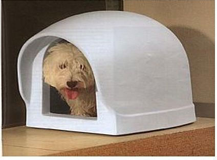 Bau Dog House Plastic Indoor 40.5x61x44cm
