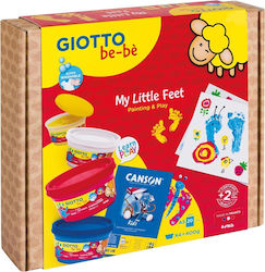 Giotto Fingerfarben-Set 100ml 4Stück