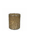 Plastona Glass Lantern Brown 10x13cm