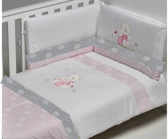 Bebecor Set Für Wiege Pink 3Stück