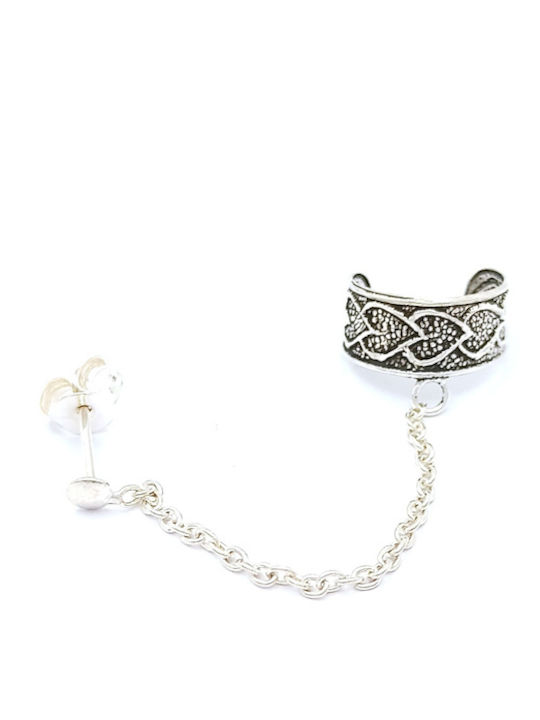 PS Silver Einzelner Ohrring Cuff aus Silber