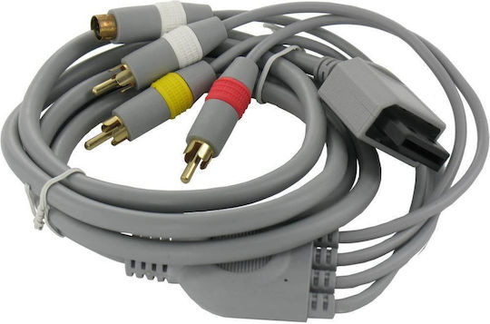 Kabel S-Video + RCA AV für Wii in Gray Farbe