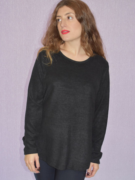 Raiden Women's Long Sleeve Sweater black