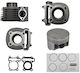 Motorcycle Pistons & Cylinders Set 52.4mm for Aprilia SR 150 for Daytona Cargo for Yamaha SR