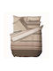 Βιοκαρπέτ Home Σετ Σεντόνια Υπέρδιπλα 240x260εκ. Cayenne (4τμχ)
