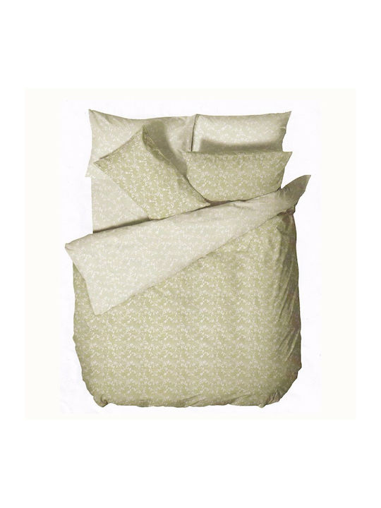 Βιοκαρπέτ Home Σετ Σεντόνια Υπέρδιπλα 240x260εκ. Mint (4τμχ)
