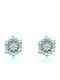 Sava Jewellery 1tmx Stud Earrings in Silver with Stones