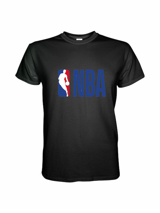 Nba T-shirt Μαύρο