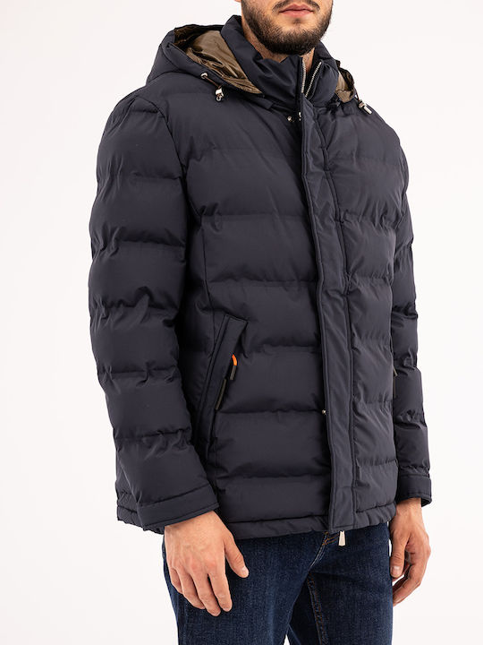 Adimari Men's Winter Puffer Jacket MIDNIGHTBLUE